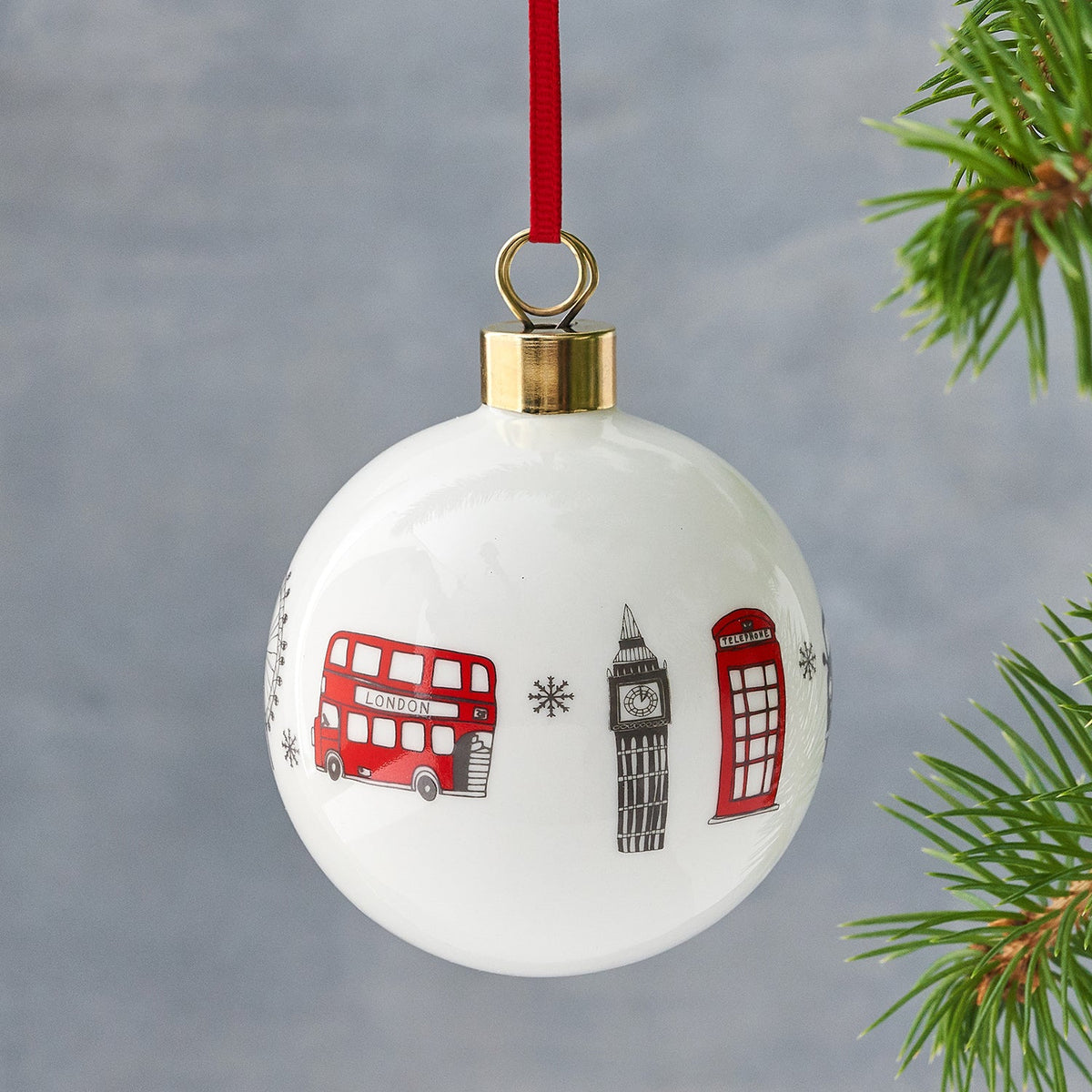 Victoria Eggs London Skyline Bauble