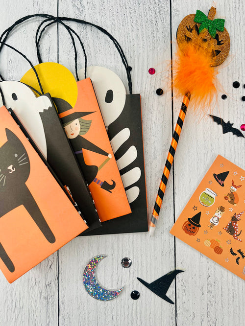 Pre-Made Pumpkin Street Party Favor Set