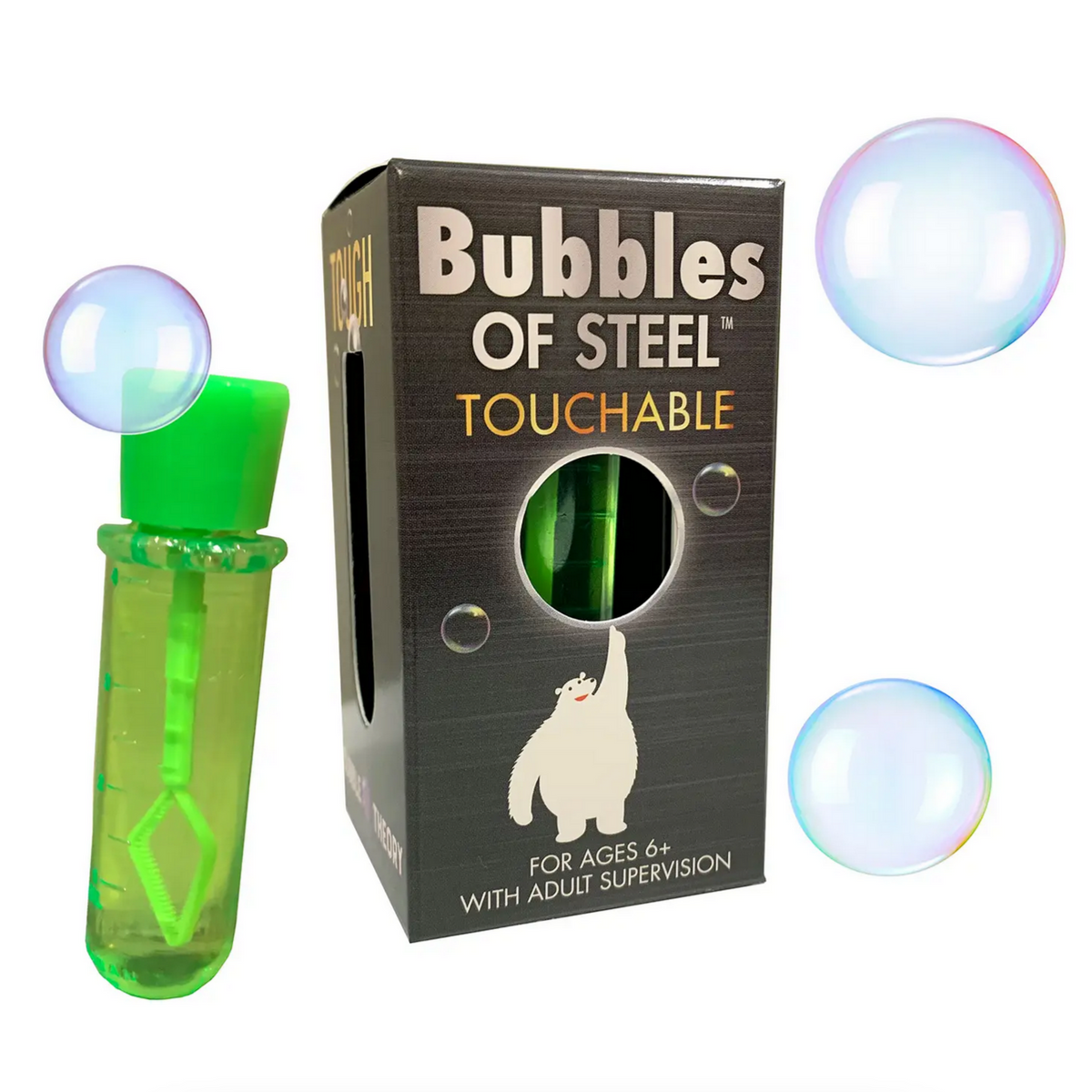 Bubbles of Steel: Touchable and Heroic Bubbles