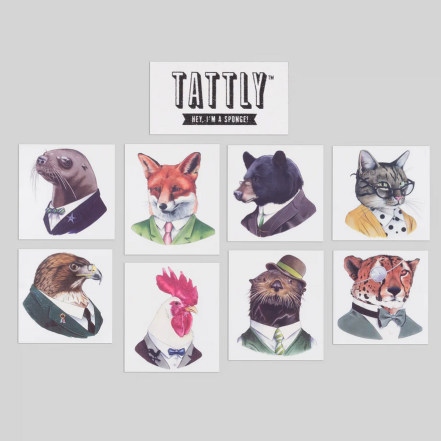 Animal Society Tattoo Set