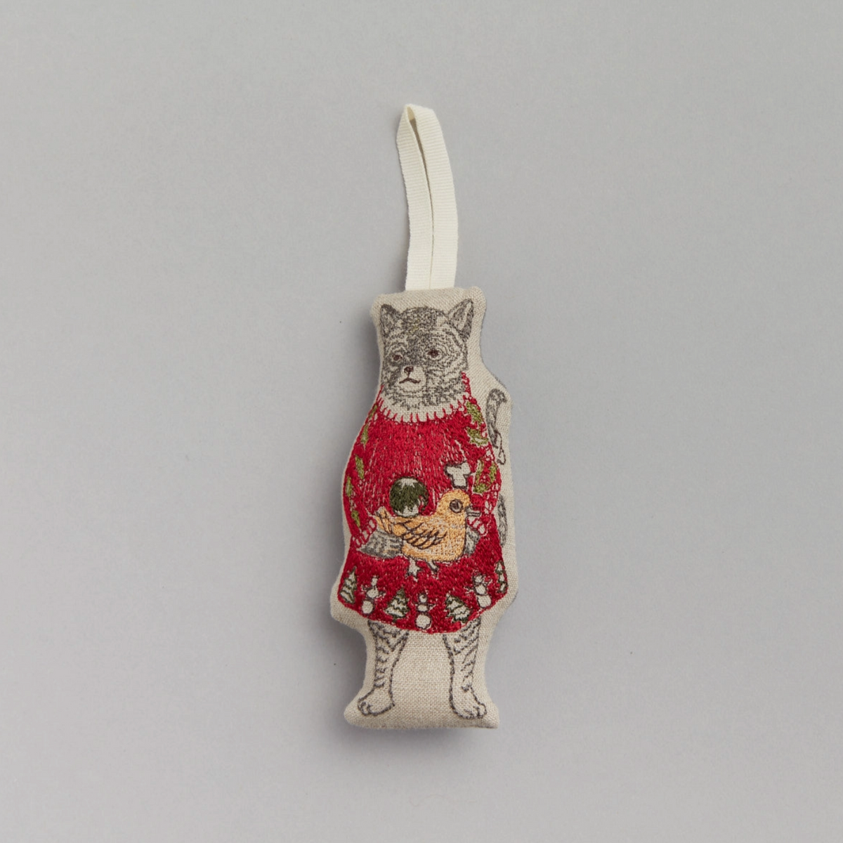 Cat with Gifts Ornament
