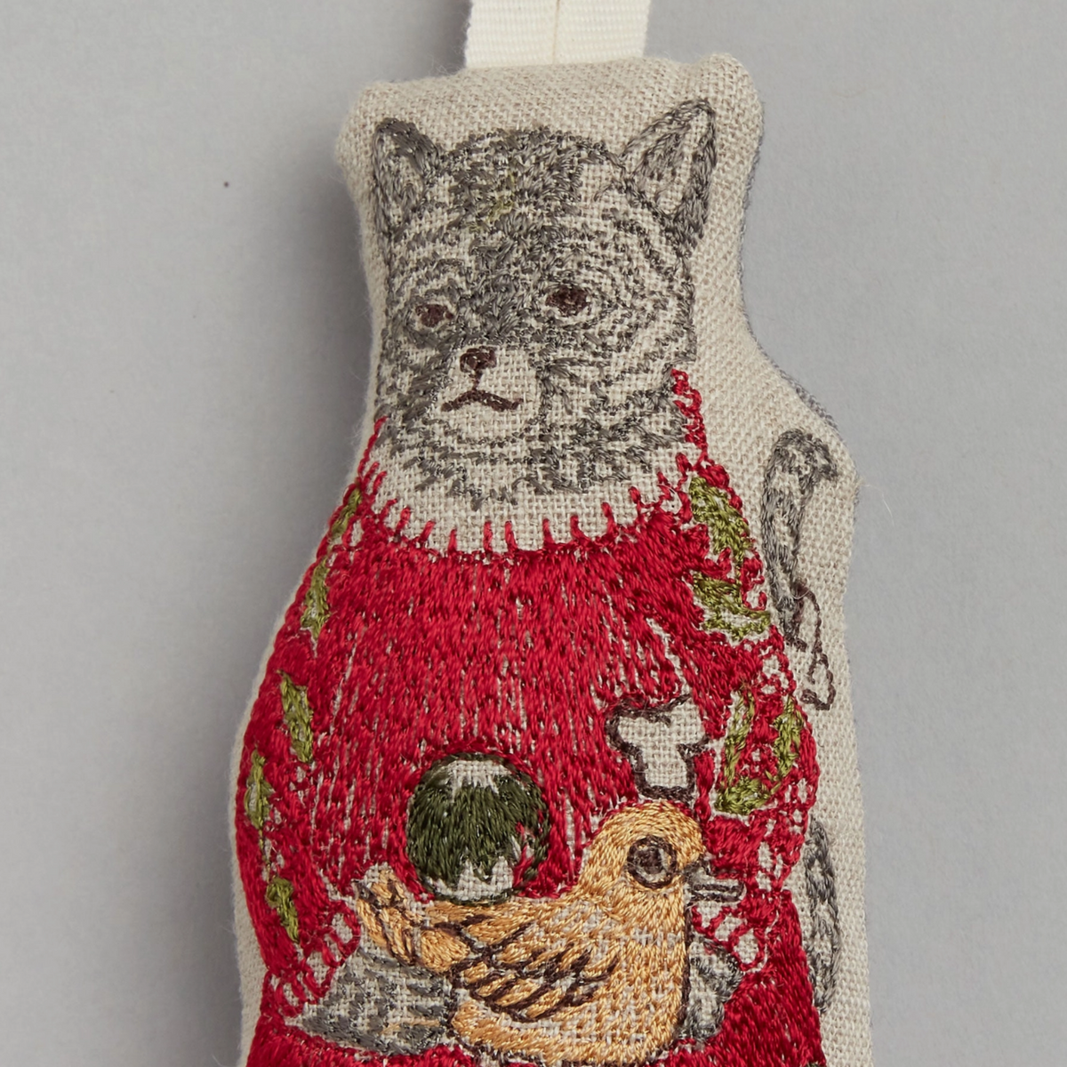 Cat with Gifts Ornament