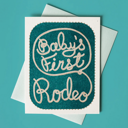 Baby's First Rodeo - Risograph Card