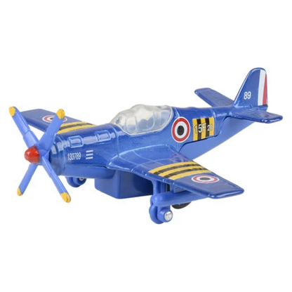 5" Die-Cast Pull Back Vintage Plane