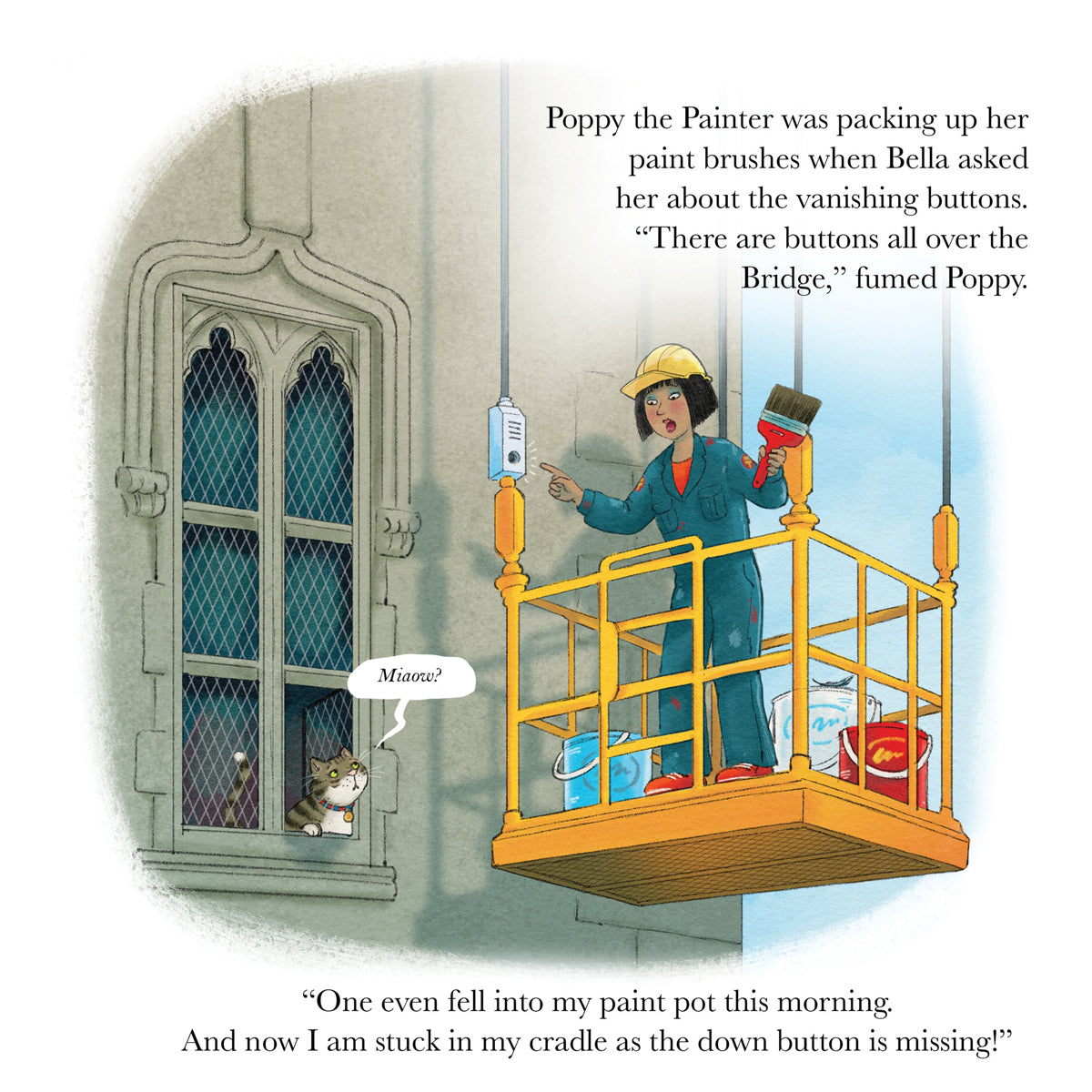 The Tower Bridge Cat and the Missing Button Book