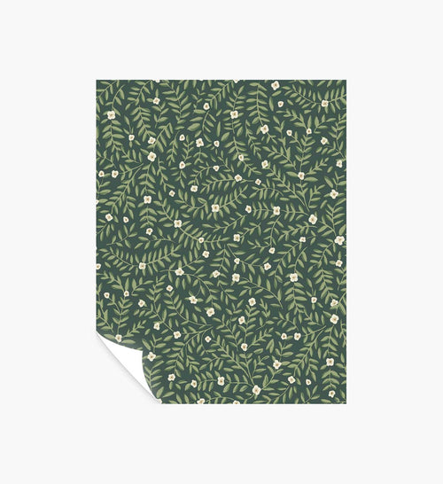 Elodie Peel & Stick Wallpaper Sample - Emerald