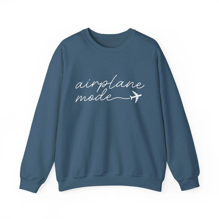 Airplane Mode Crewneck Sweater Printify