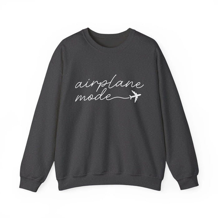 Airplane Mode Crewneck Sweater Printify