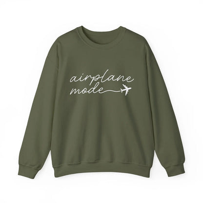 Airplane Mode Crewneck Sweater Printify
