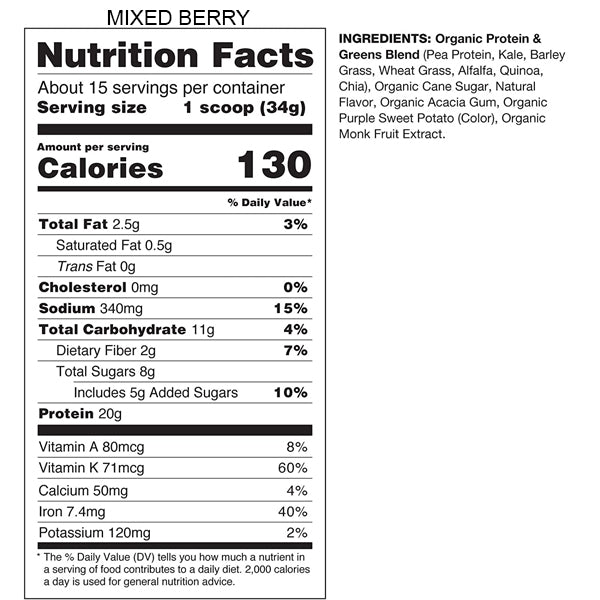 Amazing Grass Protein & Kale 15 serve