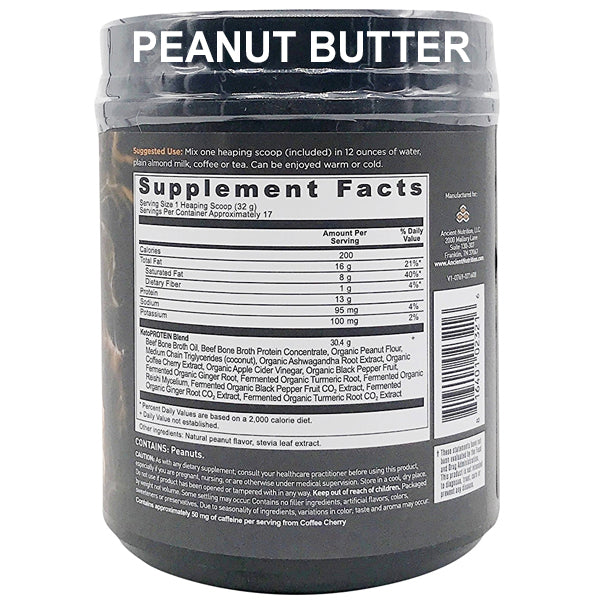 Ancient Nutrition Keto Protein 1lbs