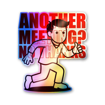 Another Meeting Running Man Holographic Stickers - Holographic stickers | STICK IT UP