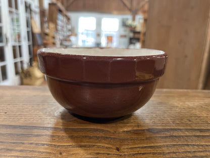 Antique Brown Stoneware 6” Mixing Bowl