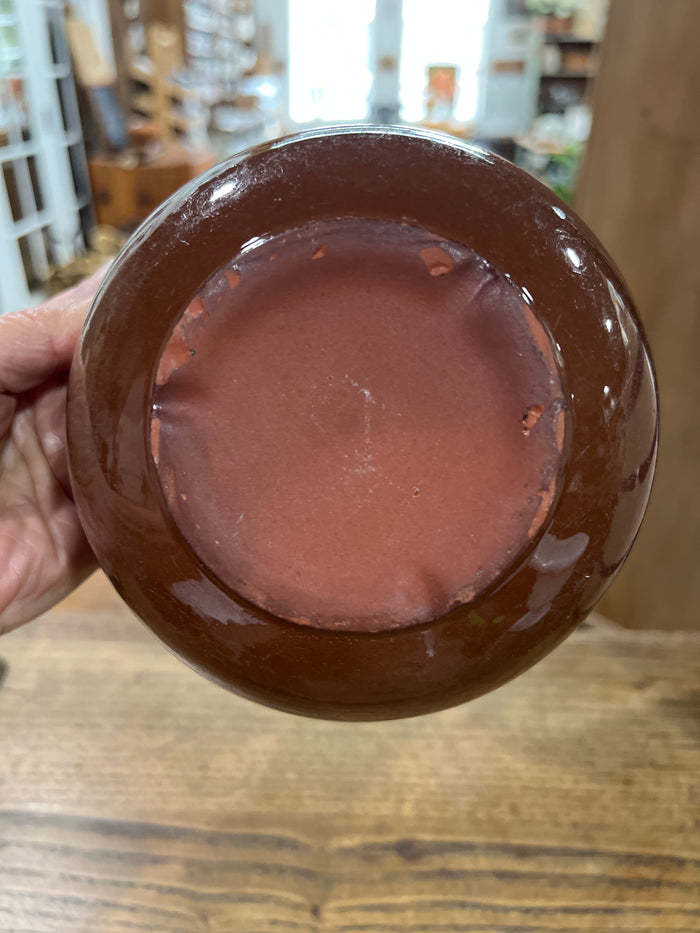 Antique Brown Stoneware 6” Mixing Bowl