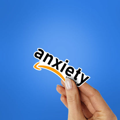 Anxiety 1.0 Sticker - Stickers | STICK IT UP