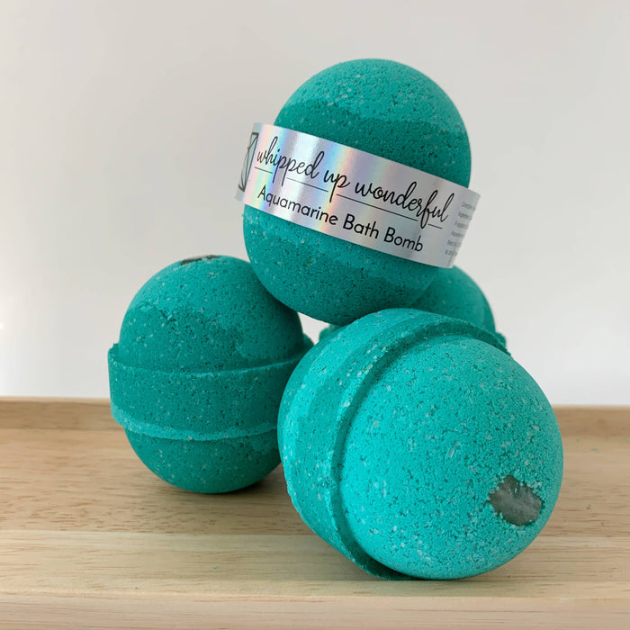 Aquamarine March Birthstone Bath Bomb
