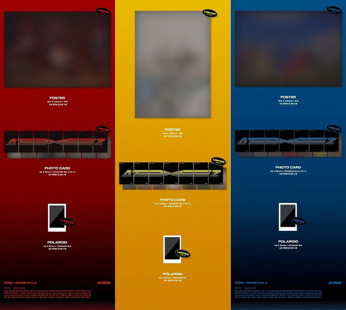 ATEEZ - ZERO : FEVER Part.2 (You Can Choose Ver + Free Shipping)