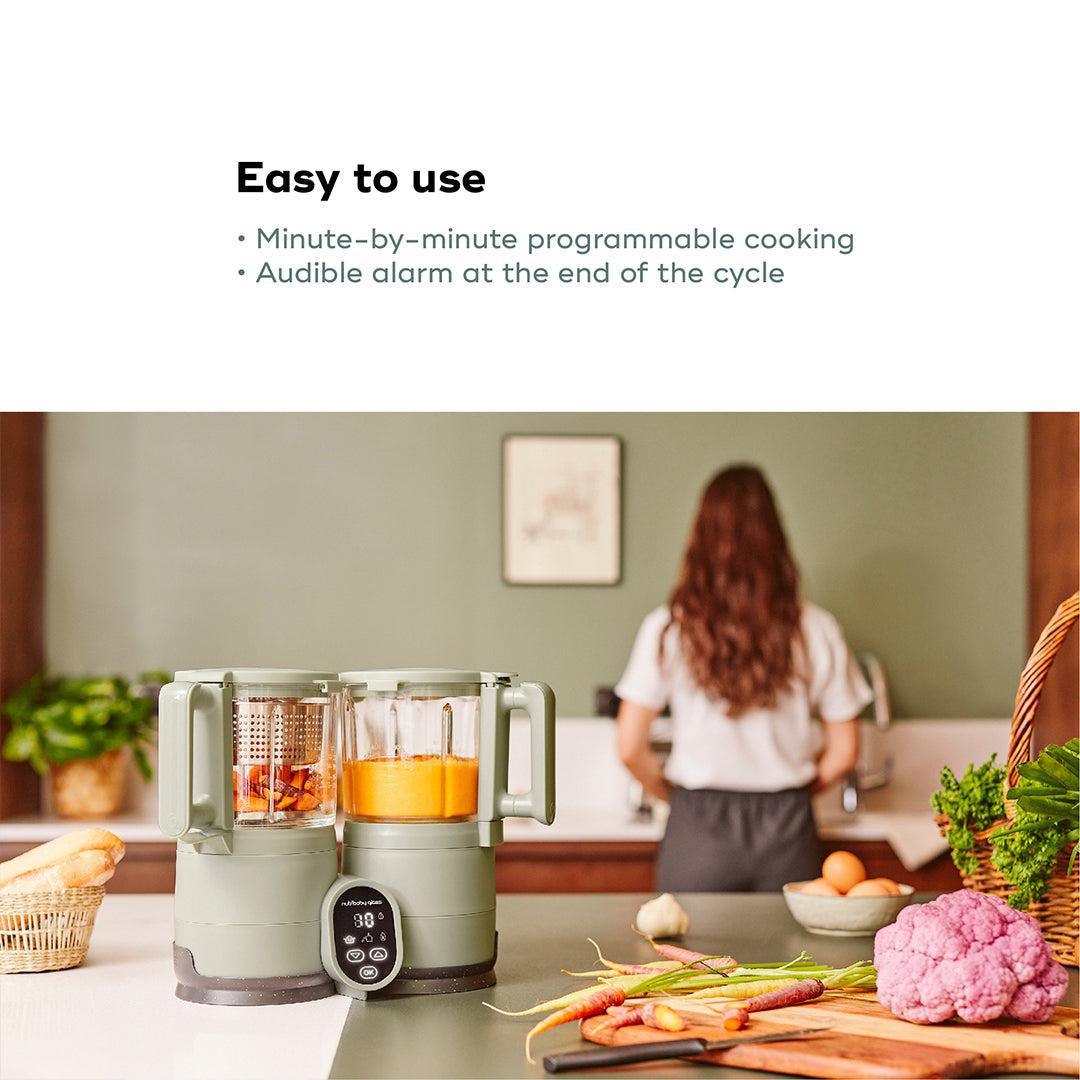 Babymoov Nutribaby Glass Baby Food Maker - Green