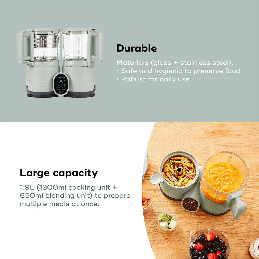 Babymoov Nutribaby Glass Baby Food Maker - Green