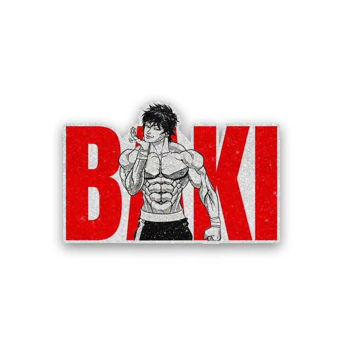 Baki 0.3 Glitter Sticker - Glitter Stickers | STICK IT UP