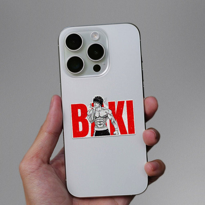 Baki 0.3 Glitter Sticker - Glitter Stickers | STICK IT UP