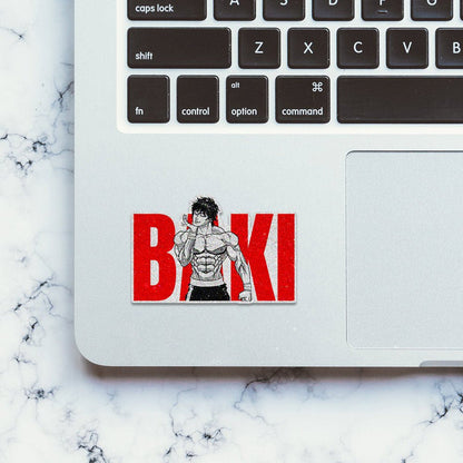 Baki 0.3 Glitter Sticker - Glitter Stickers | STICK IT UP