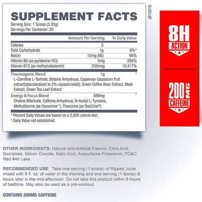 Betancourt Ripped Juice Thermogenic Activator 30 Servings