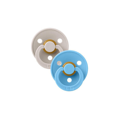 BIBS Pacifier Colour 2 Pack - Mushroom/Breeze
