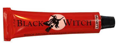 McNett Black Witch neoprene adhesive glue tube, quick drying wetsuit repair