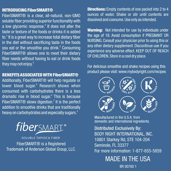 BodyRight Fiber Shot Singles 350pk