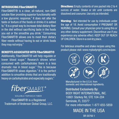 BodyRight Fiber Shot Singles 350pk