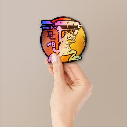 Bomb Runner Holographic Stickers - Holographic stickers | STICK IT UP