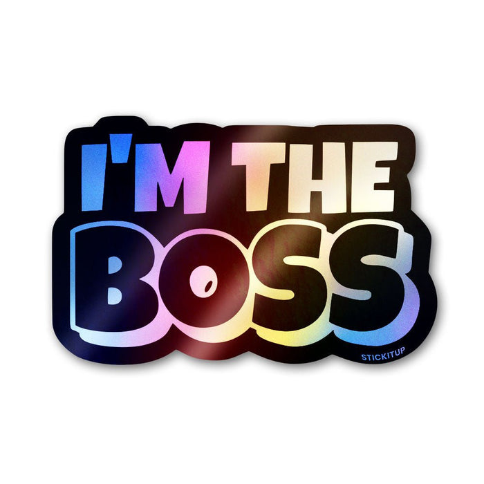 Boss Sticker Holographic Stickers - Holographic stickers | STICK IT UP