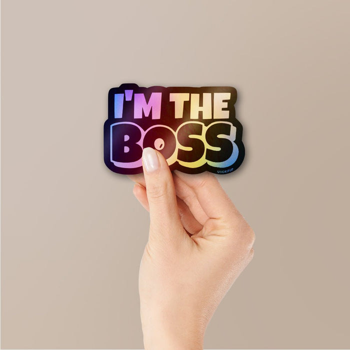 Boss Sticker Holographic Stickers - Holographic stickers | STICK IT UP