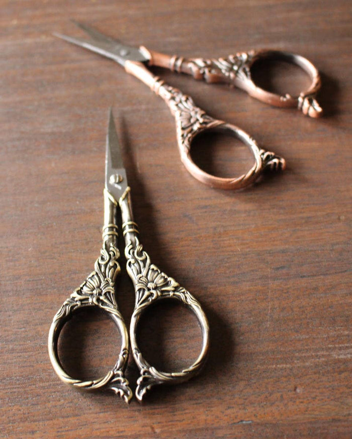 Botanical Garden Scissors - Antique Gold
