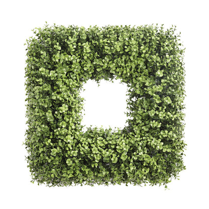 Boxwood UV Square Wreath