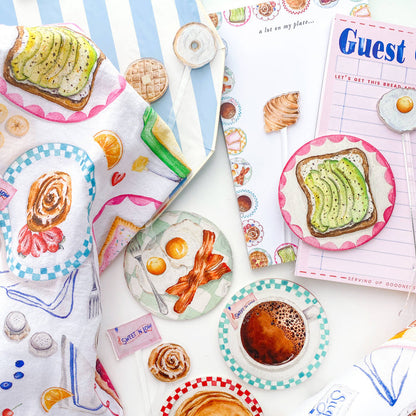 Breakfast Spread Tea Towel
