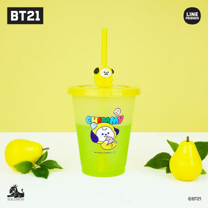 BT21 JAPAN - Official Baby Color Changing Tumbler 470ml + Straw