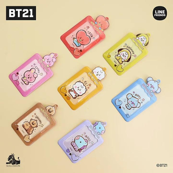 BT21 JAPAN - Official Card/Photocard Case Keyring + Sticker