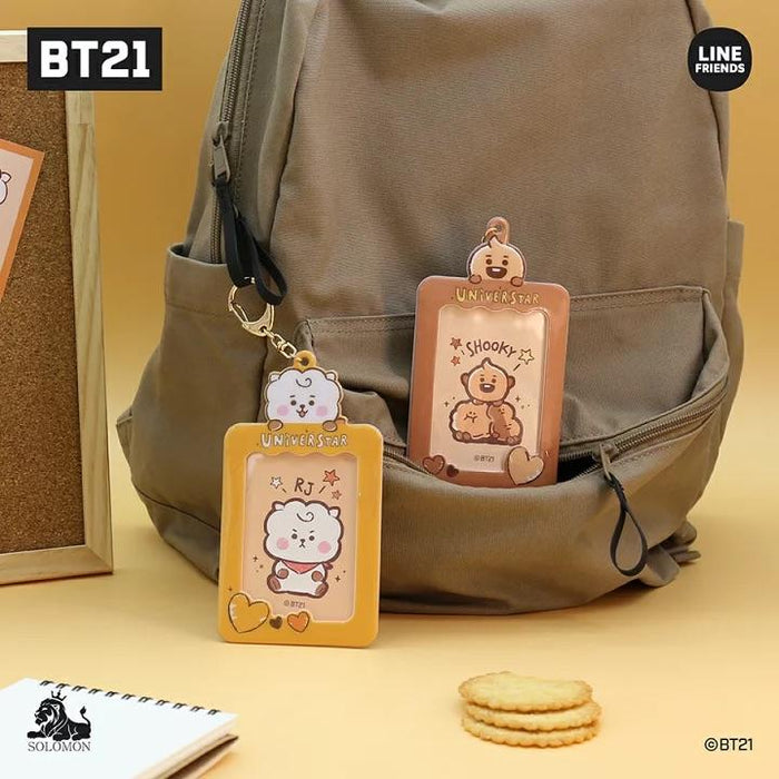 BT21 JAPAN - Official Card/Photocard Case Keyring + Sticker