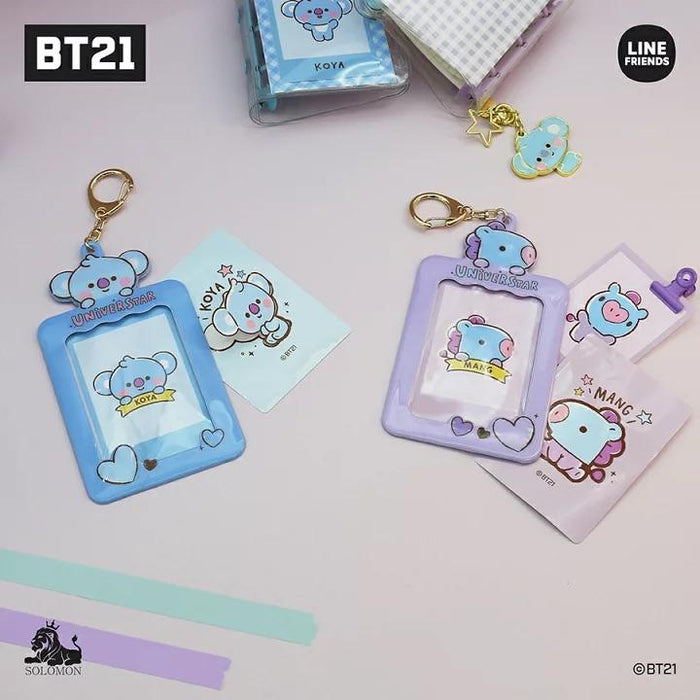 BT21 JAPAN - Official Card/Photocard Case Keyring + Sticker