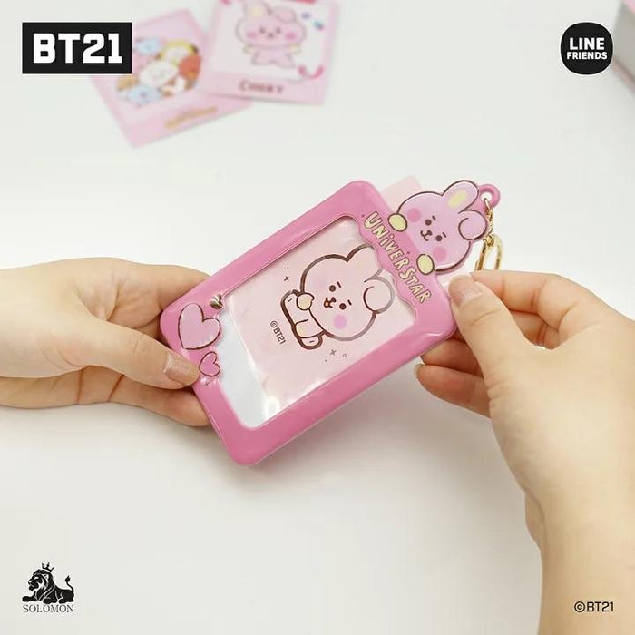 BT21 JAPAN - Official Card/Photocard Case Keyring + Sticker
