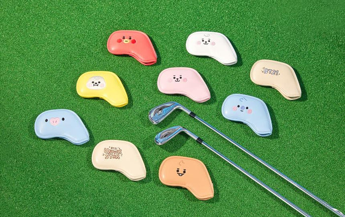 BT21 Official Golf IRON Cover Set 9pcs