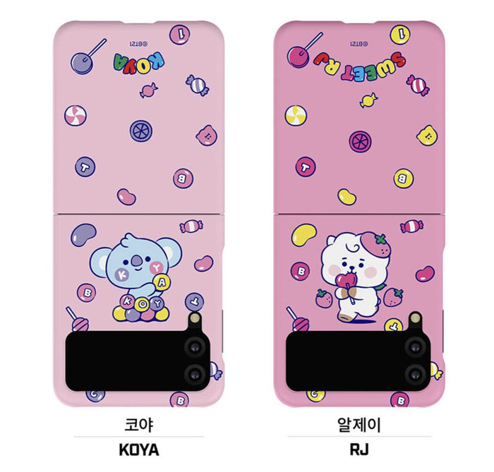 BT21 Official Jelly Candy Galaxy Z Flip 3 &  Z Flip 5G Slim Case