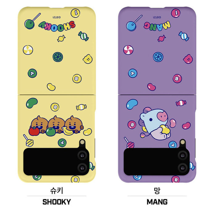 BT21 Official Jelly Candy Galaxy Z Flip 3 &  Z Flip 5G Slim Case