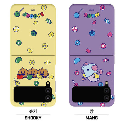 BT21 Official Jelly Candy Galaxy Z Flip 3 &  Z Flip 5G Slim Case