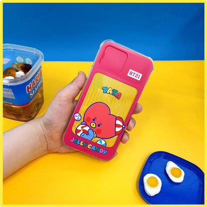 BT21 Official JELLY CANDY Lighting Up Case for iPhone and Galaxy