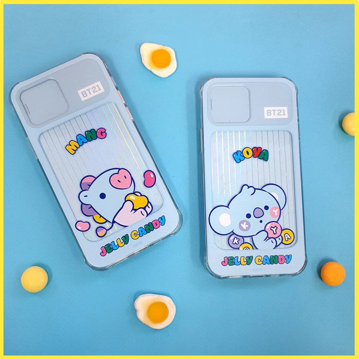 BT21 Official JELLY CANDY Lighting Up Case for iPhone and Galaxy