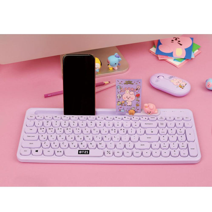 BT21 Official Little Buddy Multi Pairing Wireless Keyboard