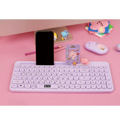 BT21 Official Little Buddy Multi Pairing Wireless Keyboard
